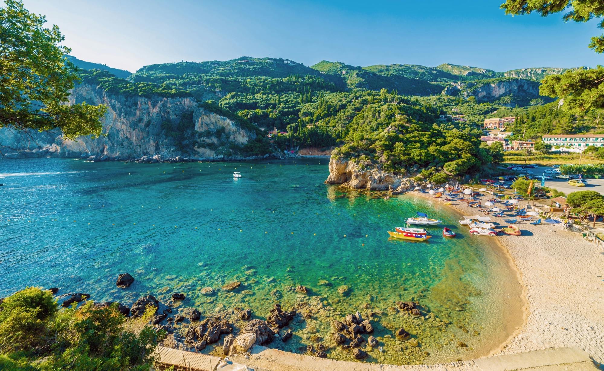 Tour di Corfù con Palazzo Achillion e Paleokastritsa