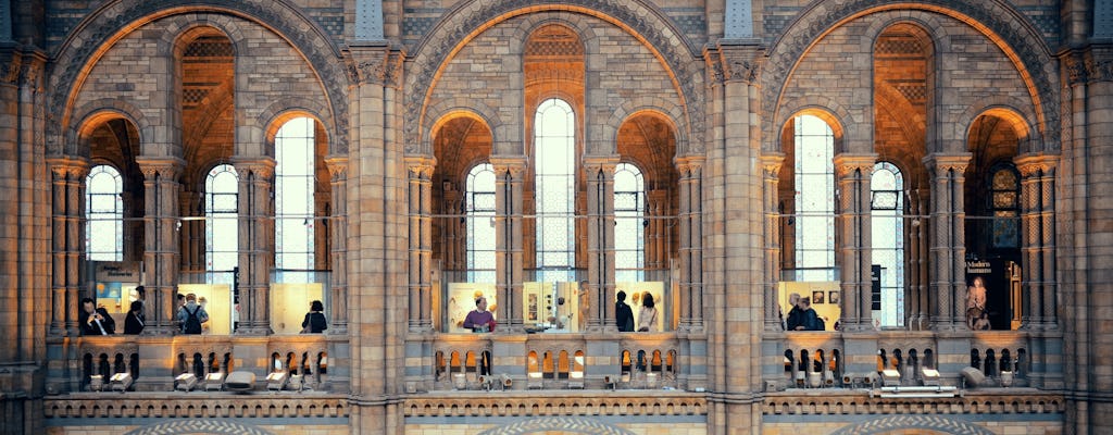 Billet pour le Musée d'histoire naturelle de Londres et visite audio intégrée à l'application en italien