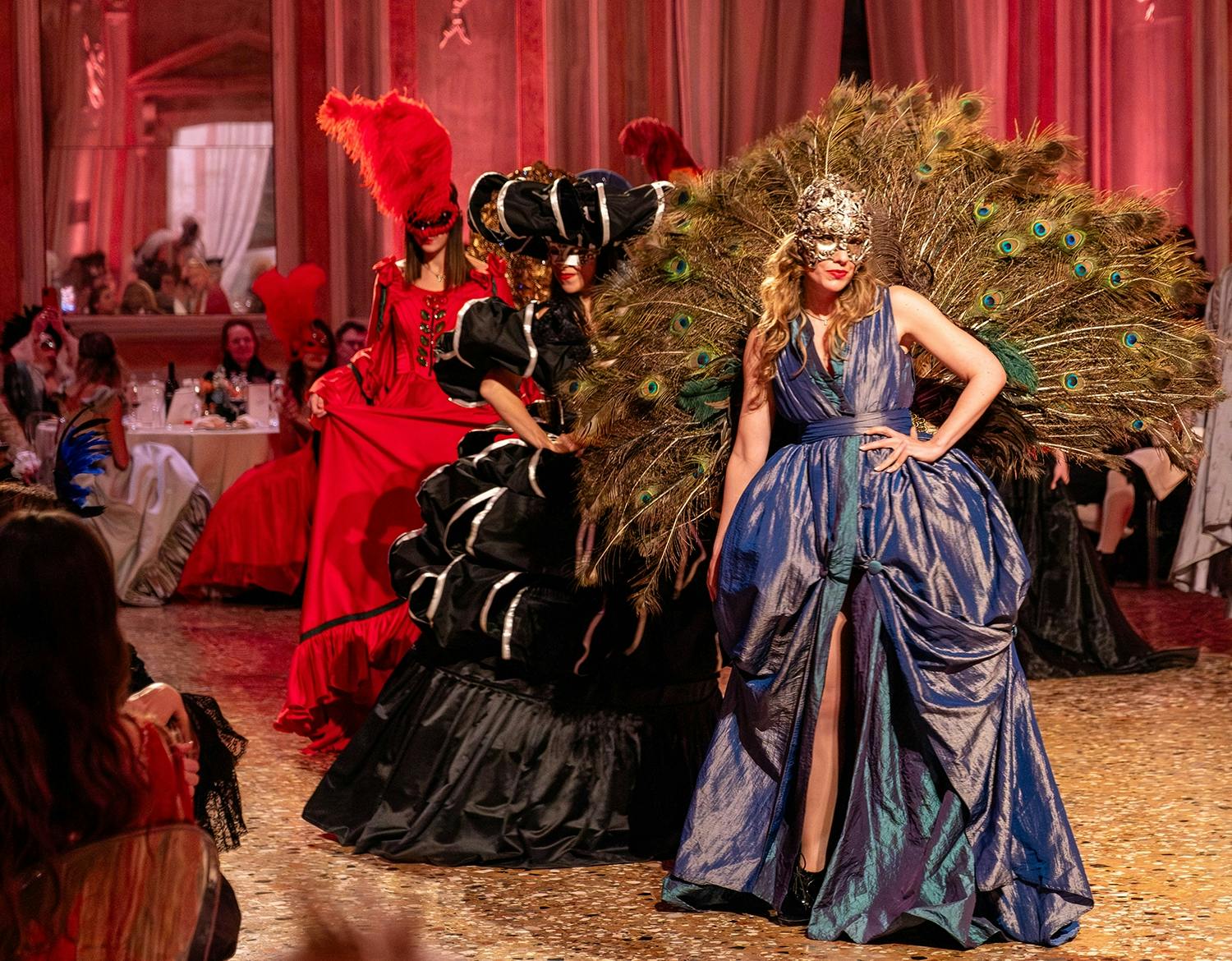 Maskenball und Show inspiriert von Casanova im Ridotto