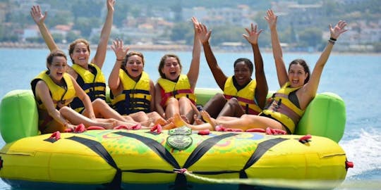 Crazy Sofa Boat Experience in Corfu