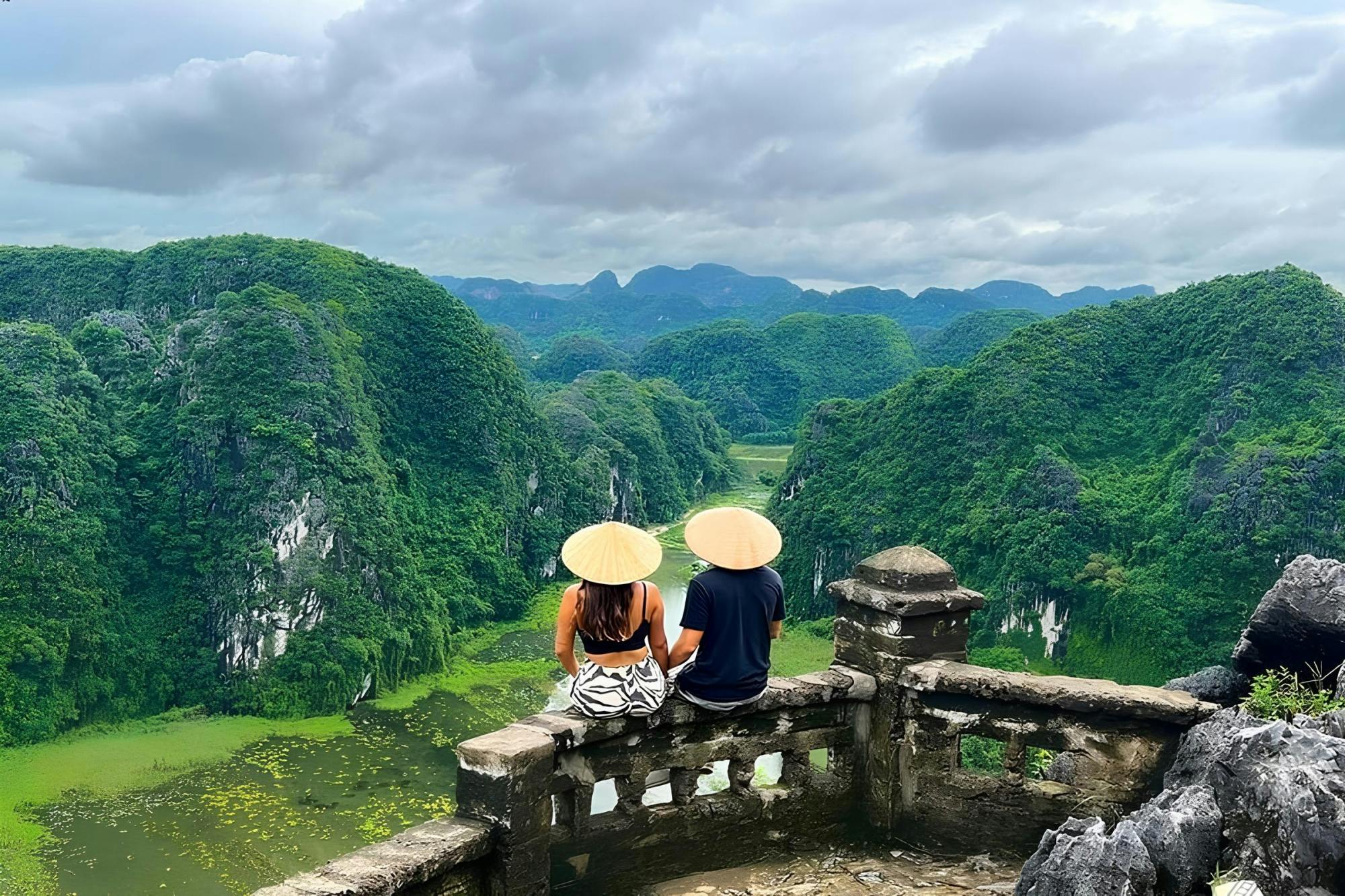 Hoa Lu, Tam Coc e Mua Cave de Hanói com buffet de almoço