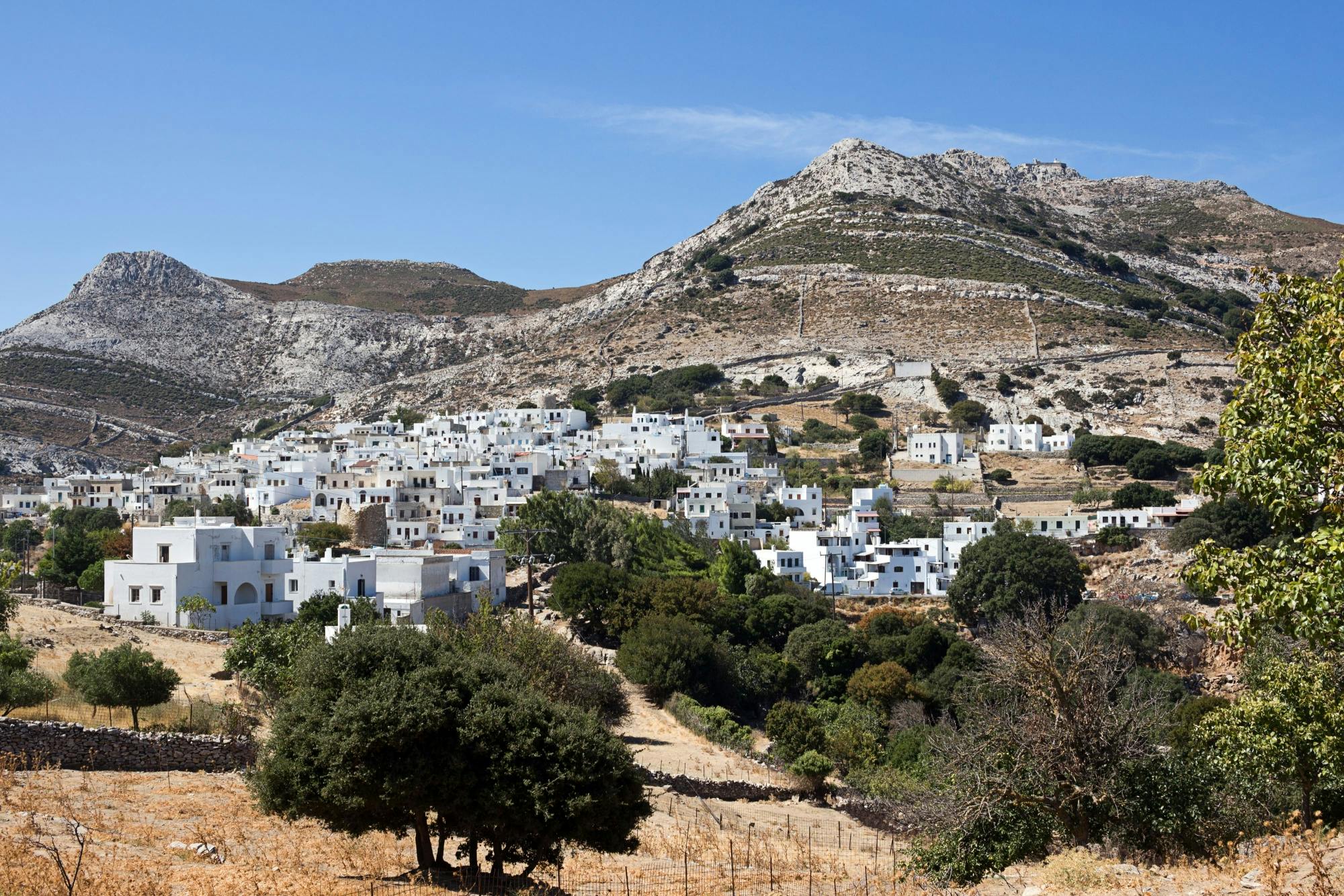 Visite de l'île de Naxos en bus avec Damalas et Apiranthos