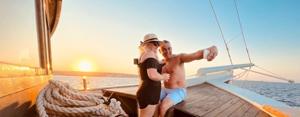 Rhodes Sunset Cruise with Greek BBQ and Unlimited Drinks