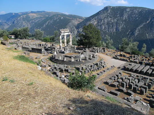Hele dag oude Delphi tour met stop in Arachova