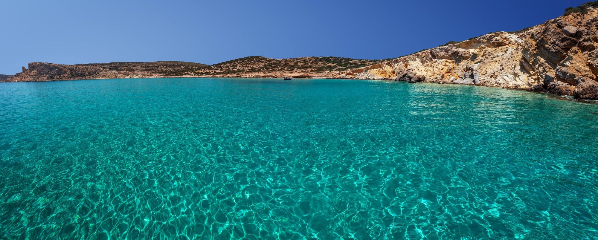 Crucero en barco por las islas Koufonisia con barbacoa