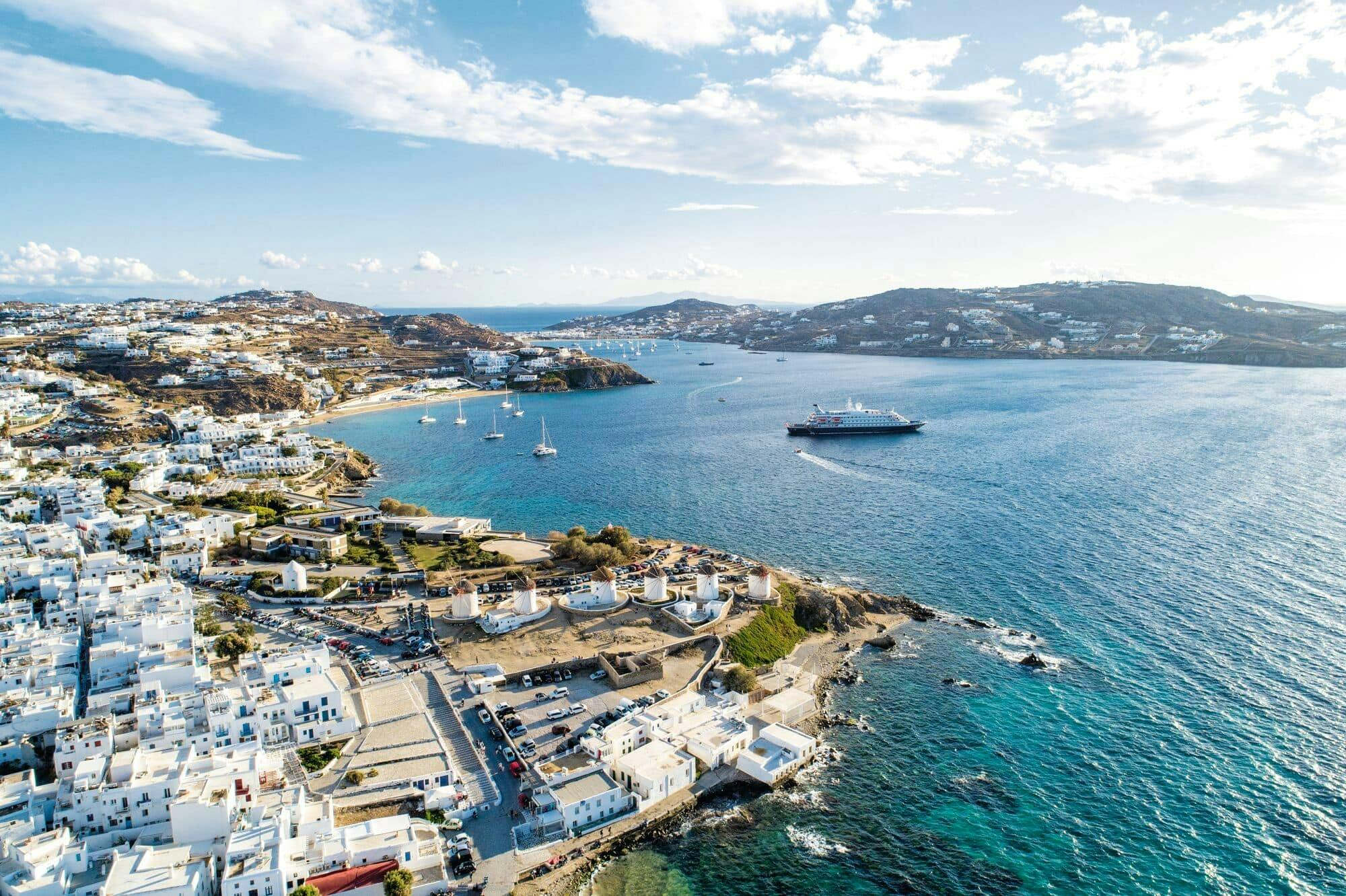 Cruzeiro em Delos e Mykonos