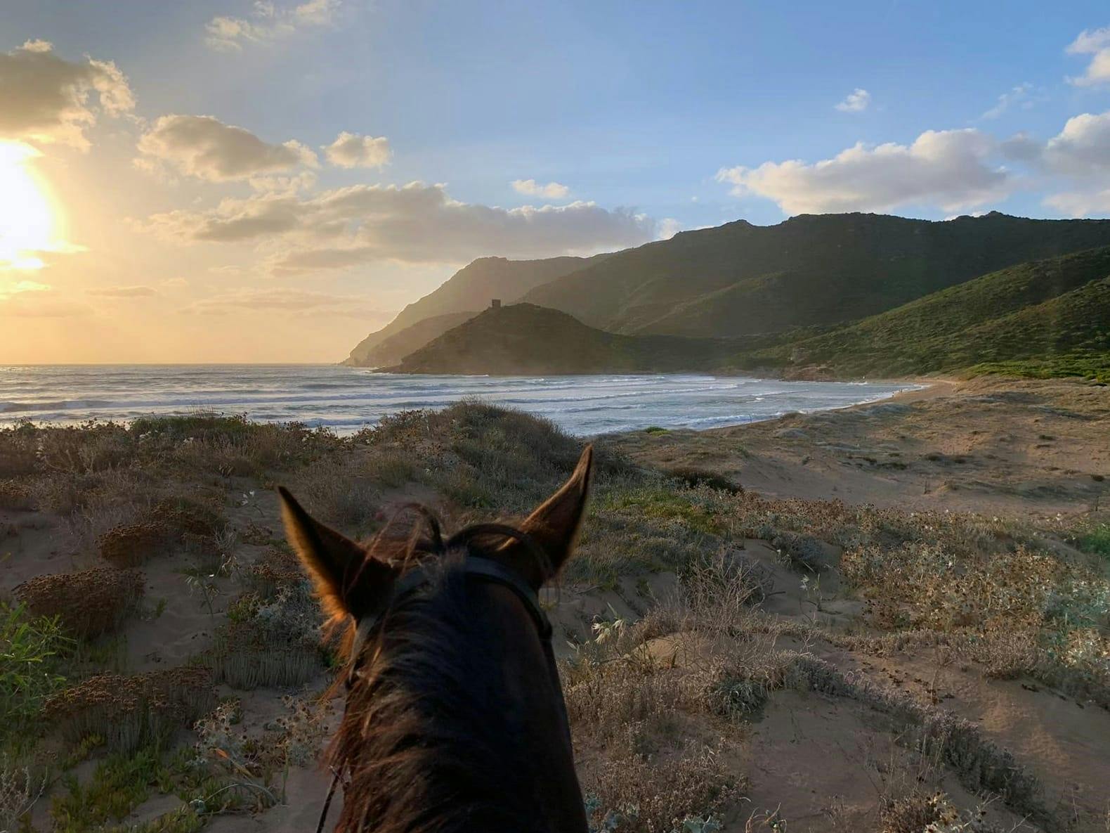 Ridetur i Porto Conte naturpark