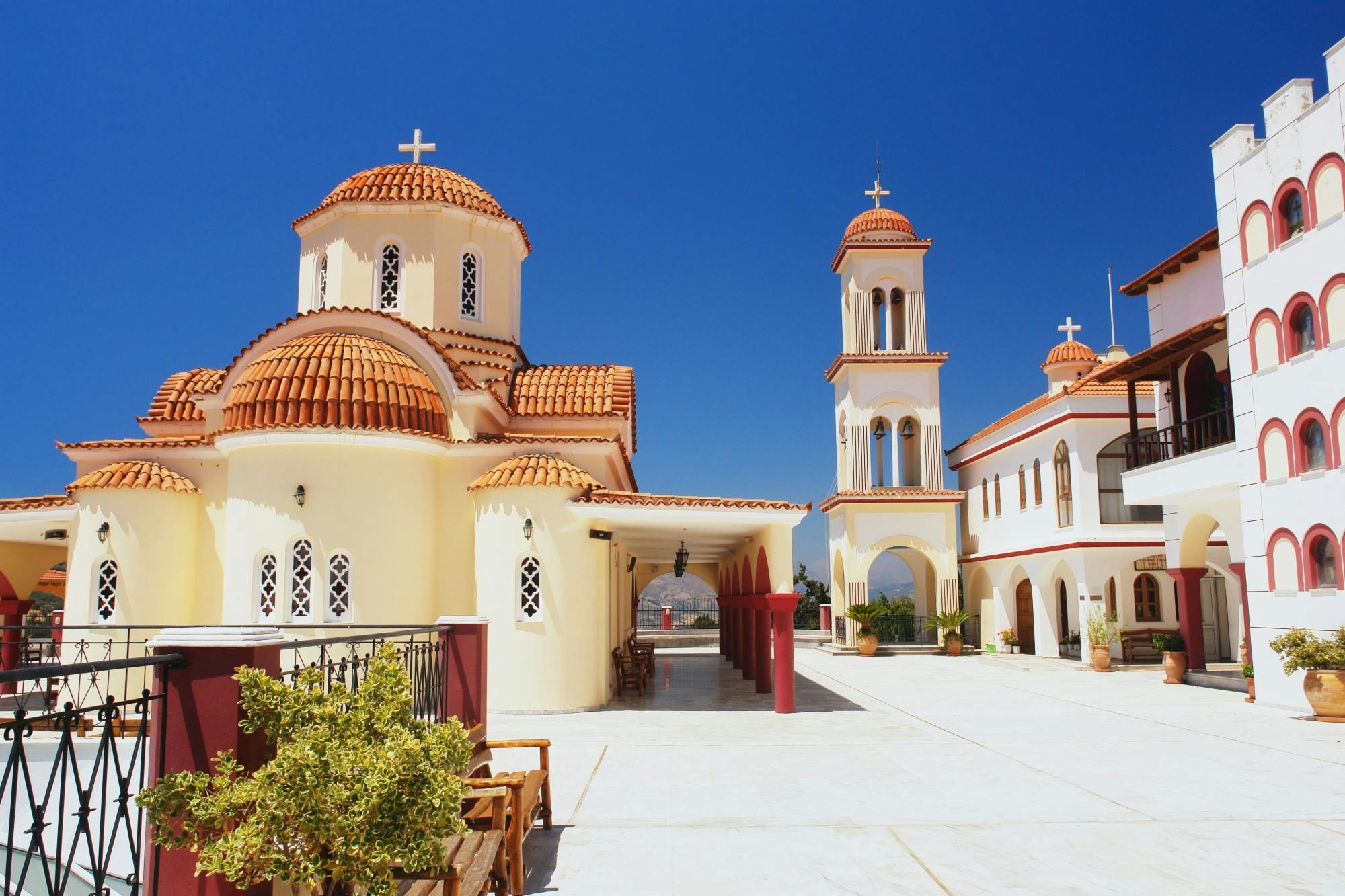 Crete Botanical Gardens and Spili Village from Plakias