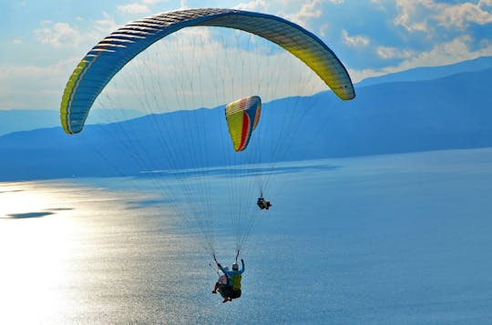 Experiência de parapente com pick up em Ohrid