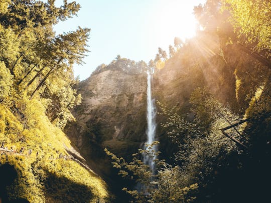 Botanische ontdekkingswandeling Columbia Gorge-watervallen