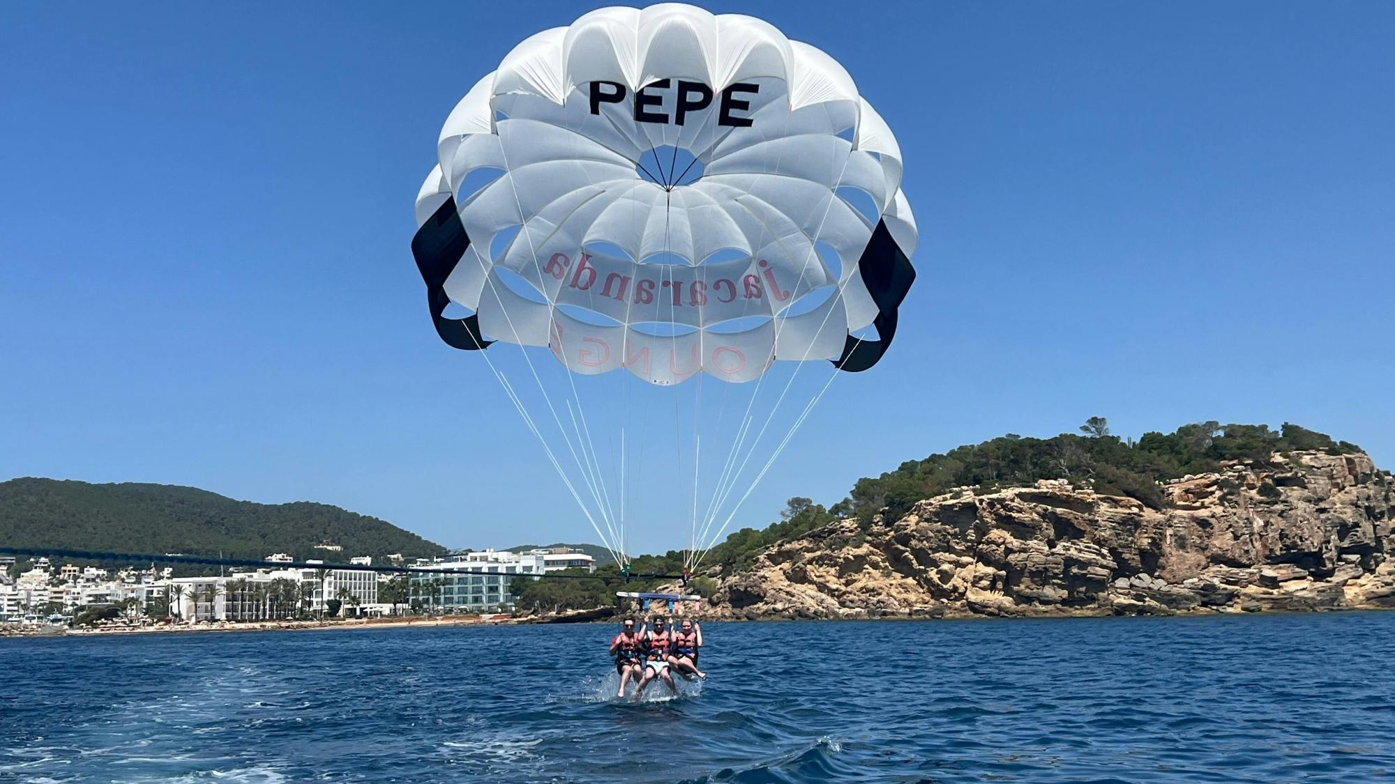 Es Cana Ski Pepe Parasailing Experience