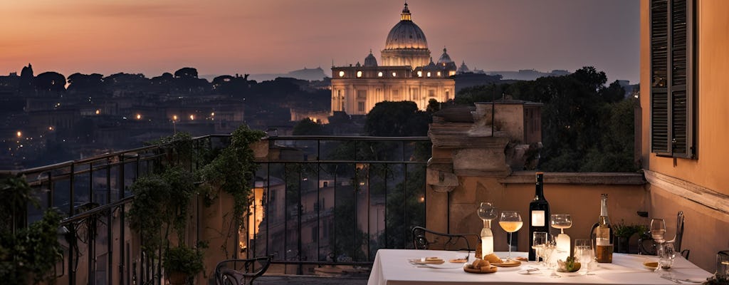 Prywatna wycieczka po Rzymie wózkiem golfowym z aperitifem