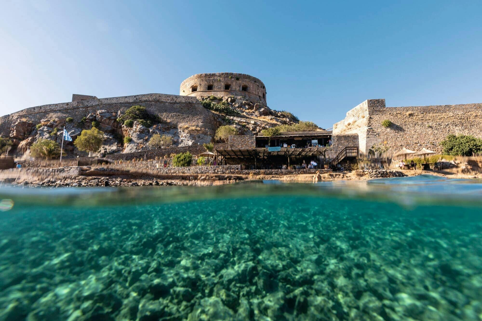 Agios Nikolaos and Spinalonga from Plakias