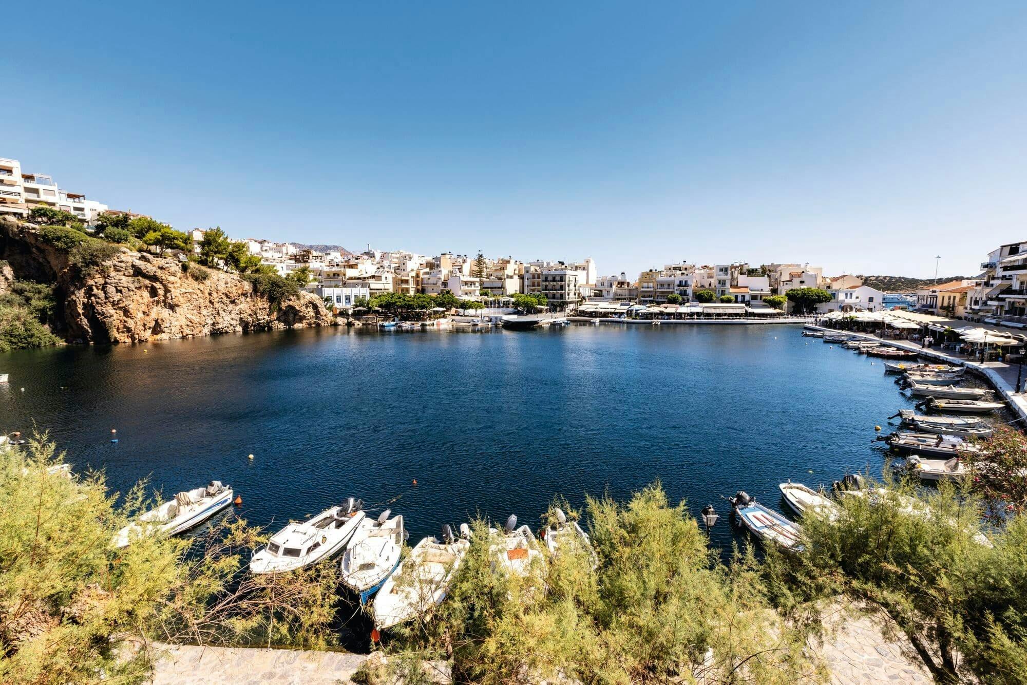 Agios Nikolaos and Spinalonga from Plakias