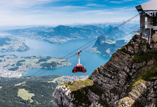 Pilatus half-day golden round trip from Lucerne in summer