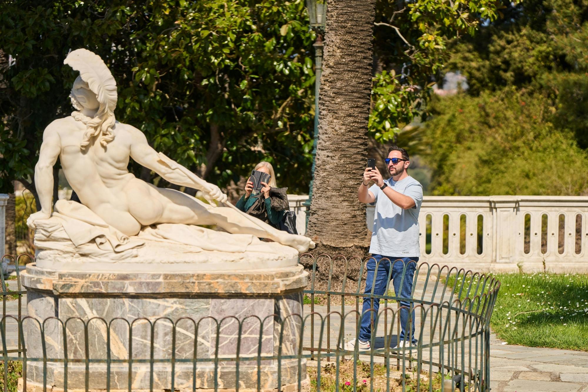 Achillion Paleis en Corfu Stad Privé Tour