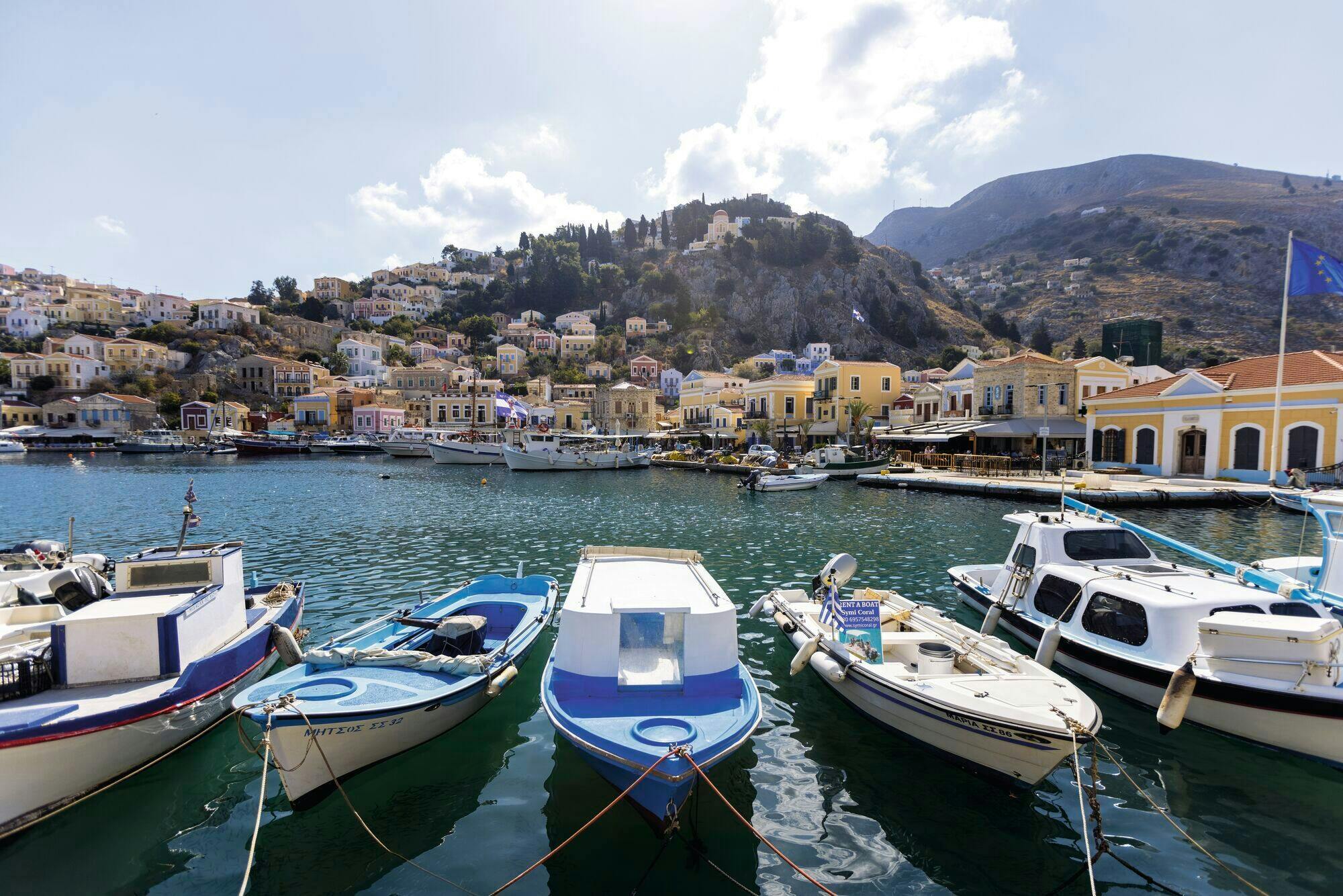 Symi Island Free Time Tour with Bus and Boat Transfer