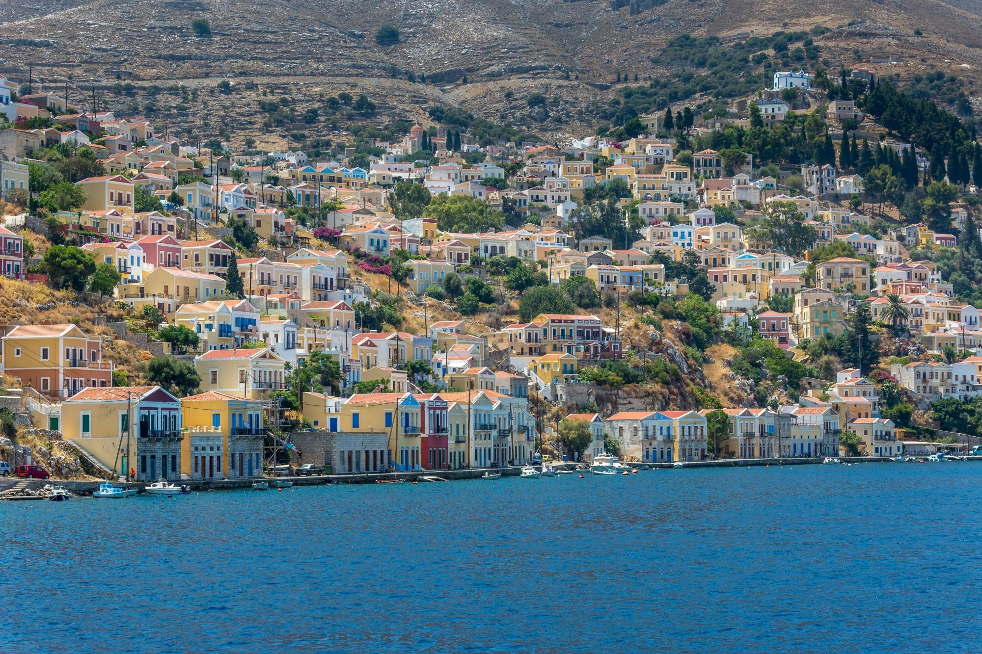 Symi Island Free Time Tour with Bus and Boat Transfer