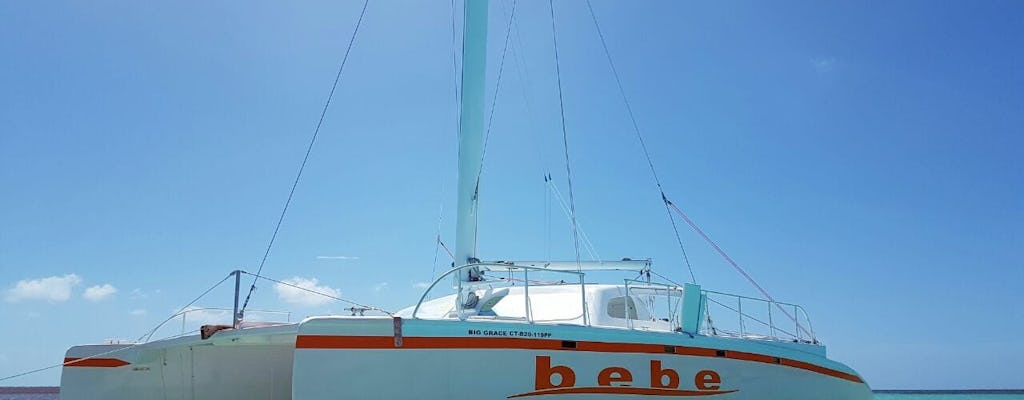 Cruzeiro de catamarã para famílias em Punta Cana