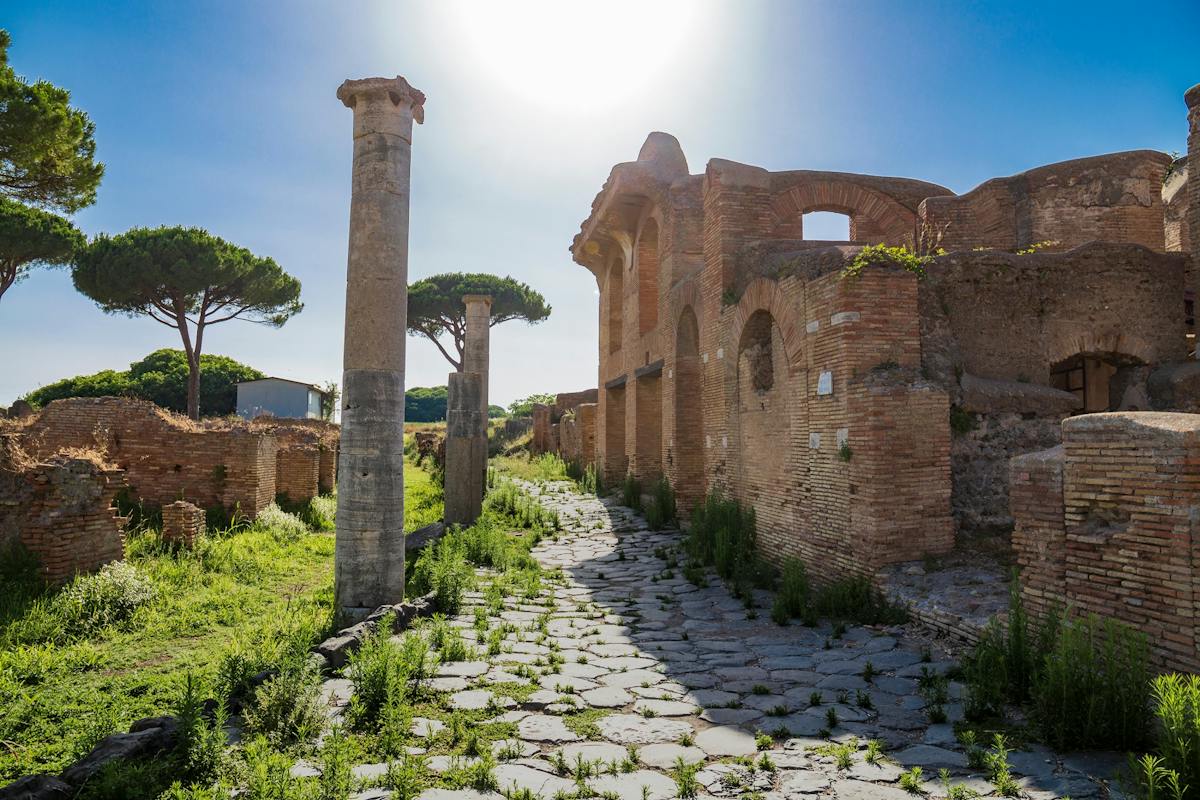 Biglietto d'ingresso a Ostia Antica con audioguida e aperitivo