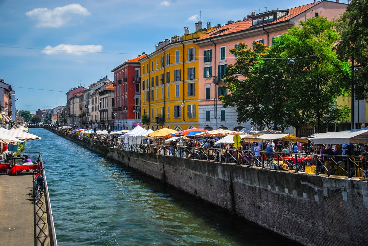 Navigli grachten Milaan privé wandeling met een lokale gids