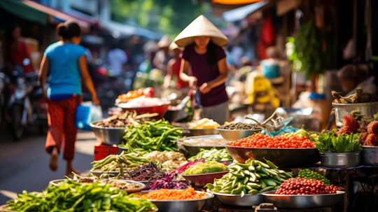 Hanoi Walking Street Food Tour with Train-Street Visit