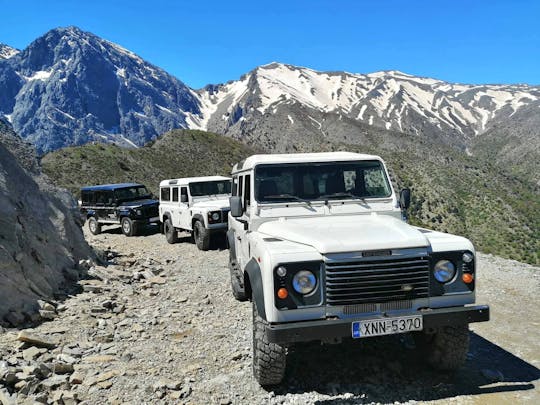 Cretan 4x4 tour of Lefka Ori mountains from Chania