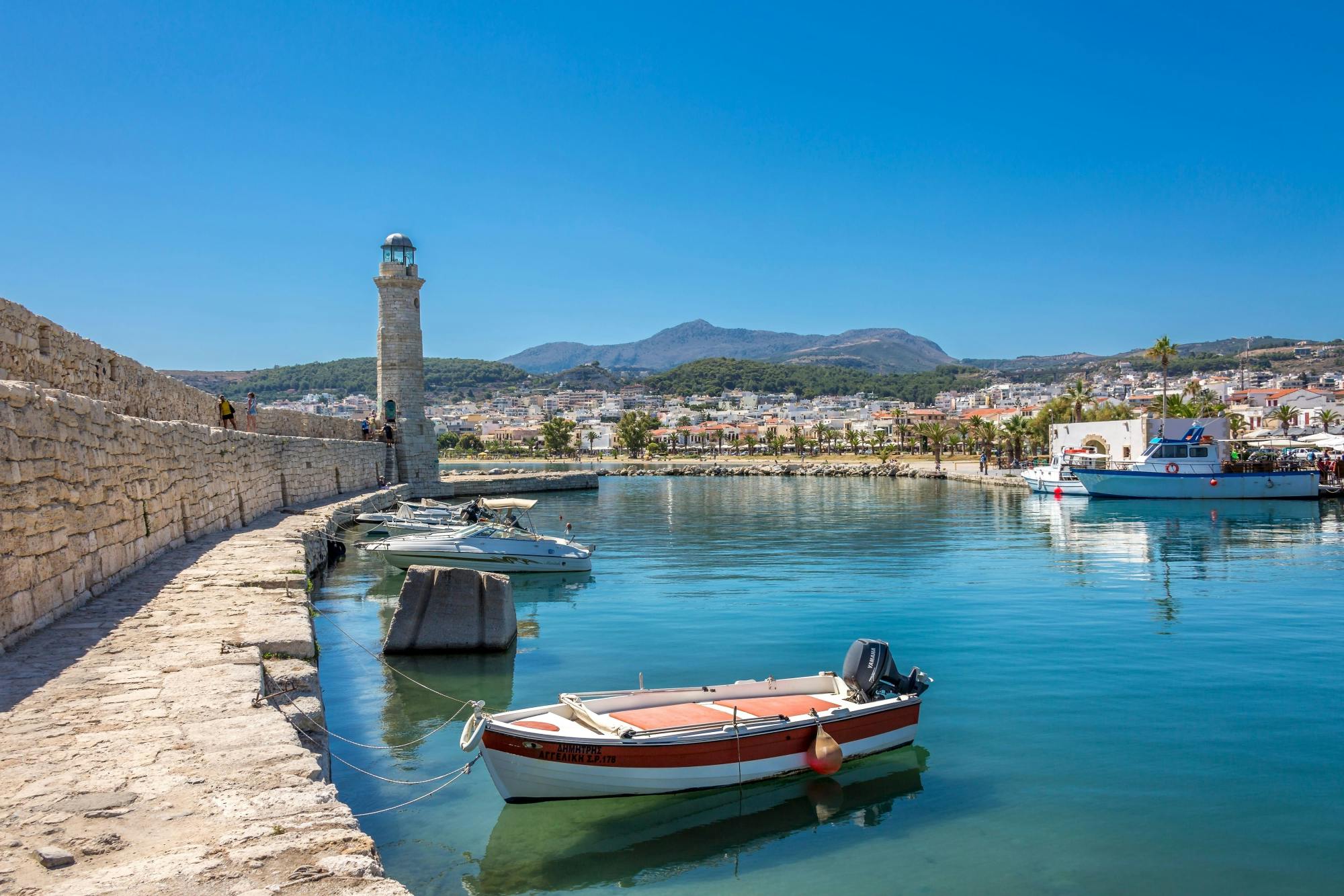 Passeio pela cidade e mercado de Rethymnon