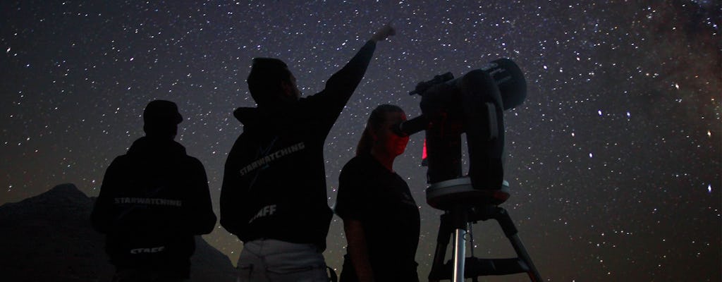Stargazing Evening at a Beach Restaurant