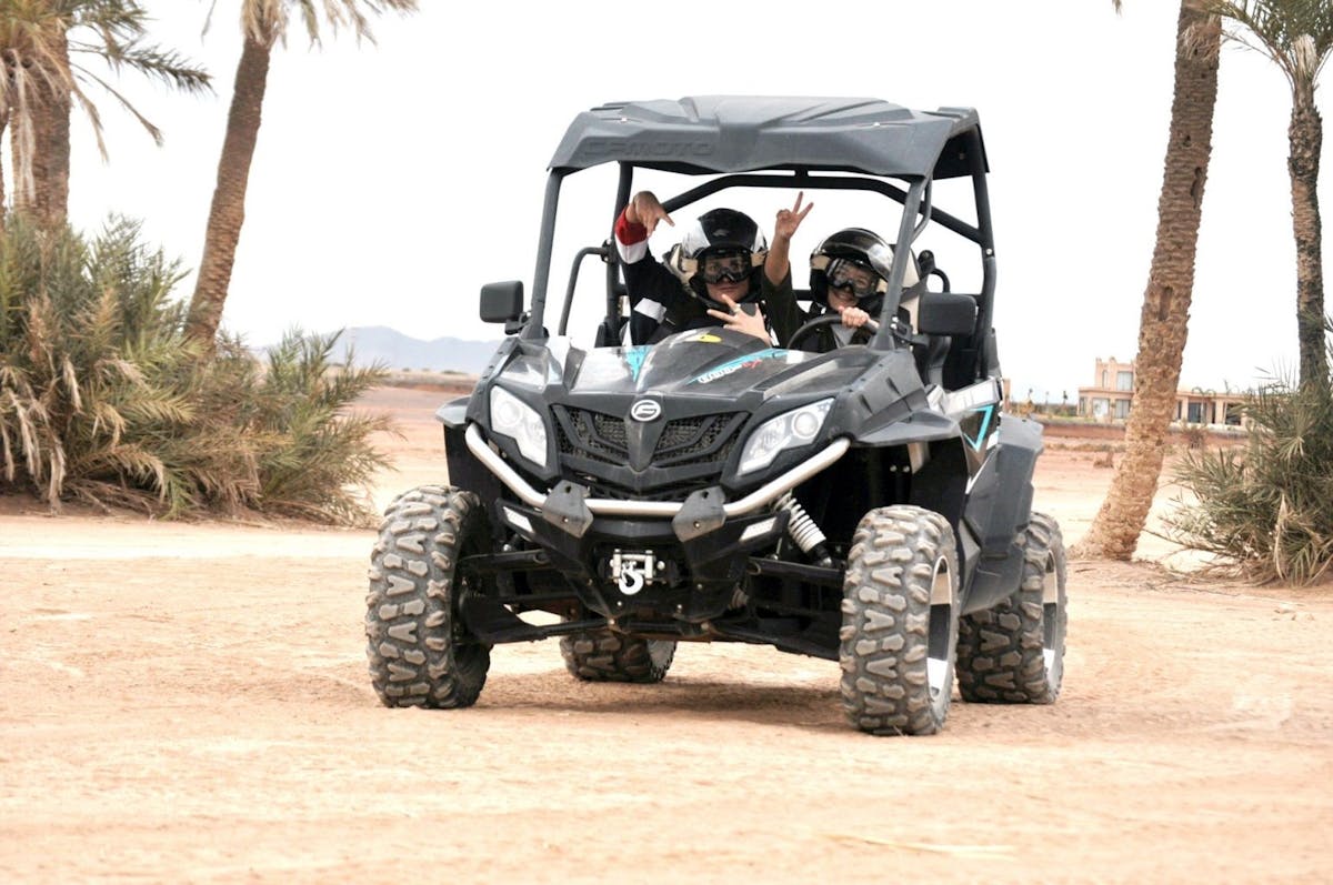 Avondrit met buggy in Palmeraie met theeproeverij vanuit Marrakech