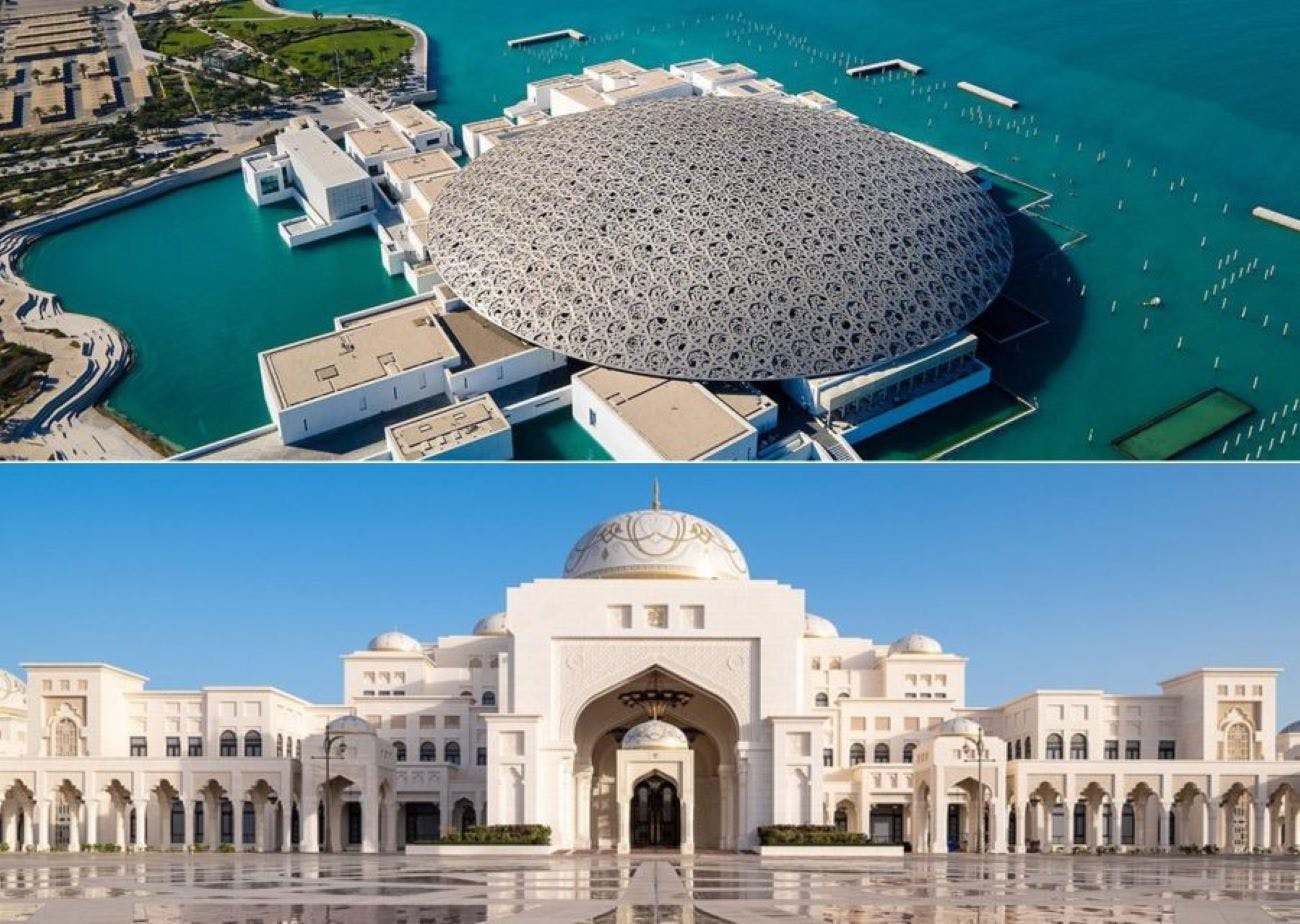 Louvre Abu Dhabi en Qasr Al Watan + Welkomst-SIM & Toeristenshuttle