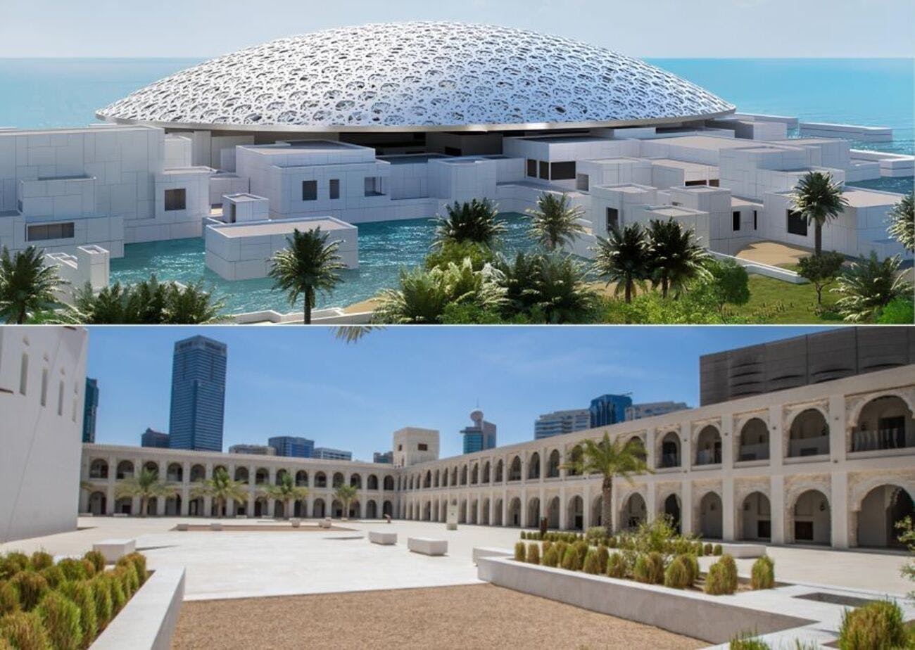 Louvre Abu Dhabi e Qasr Al Hosn + Bem-vindo SIM e Transporte Turístico