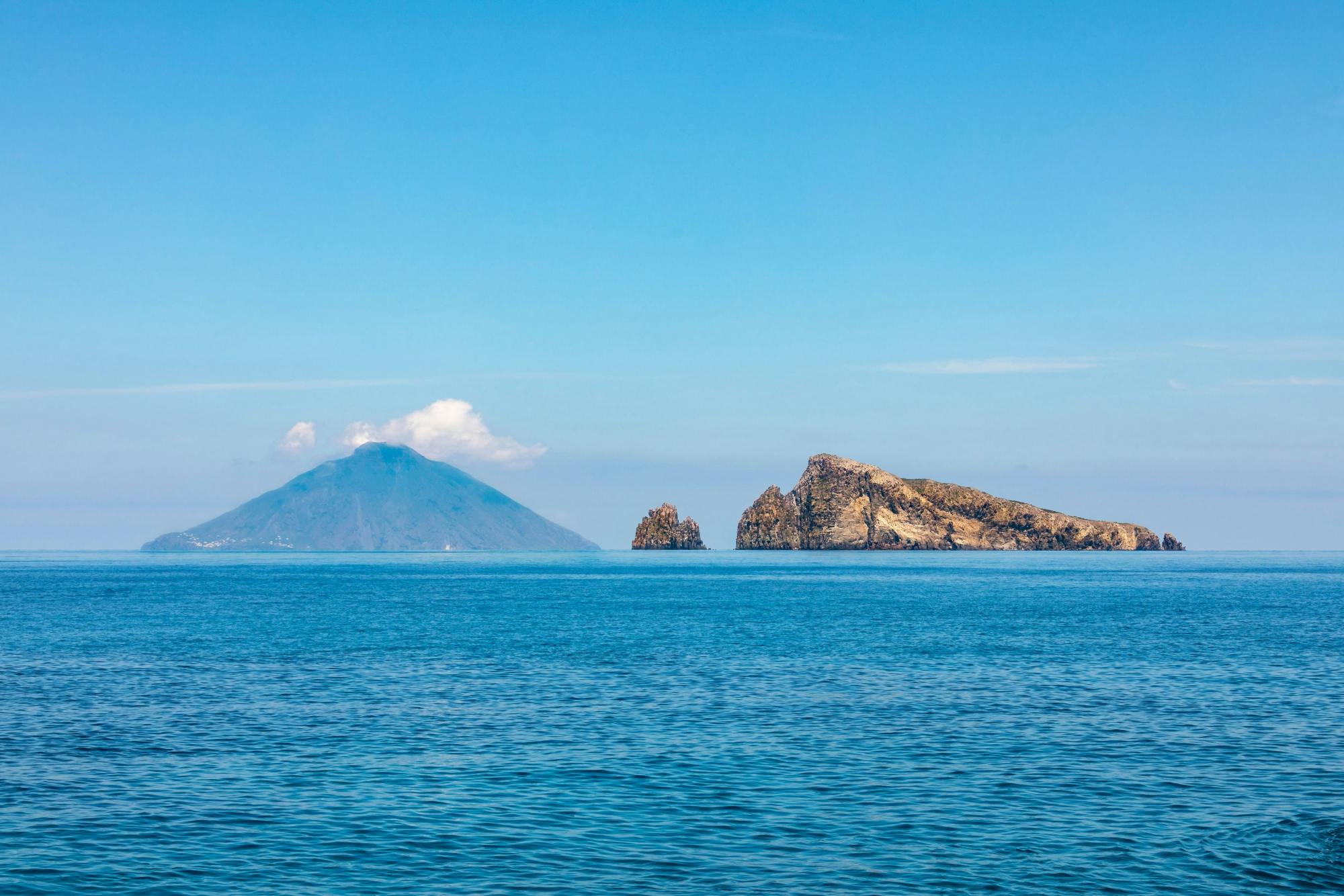 Panarea en Stromboli boottocht vanuit Taormina