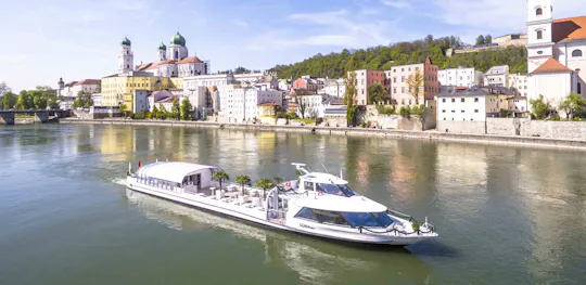 Passeio de barco pelos três rios em Passau