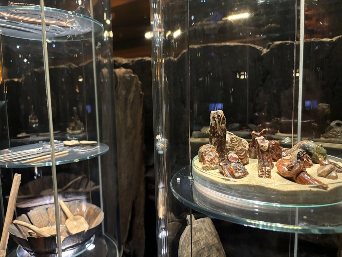 De rondleiding in het Museum van de Ondergrondse Markt van Krakau in het Engels