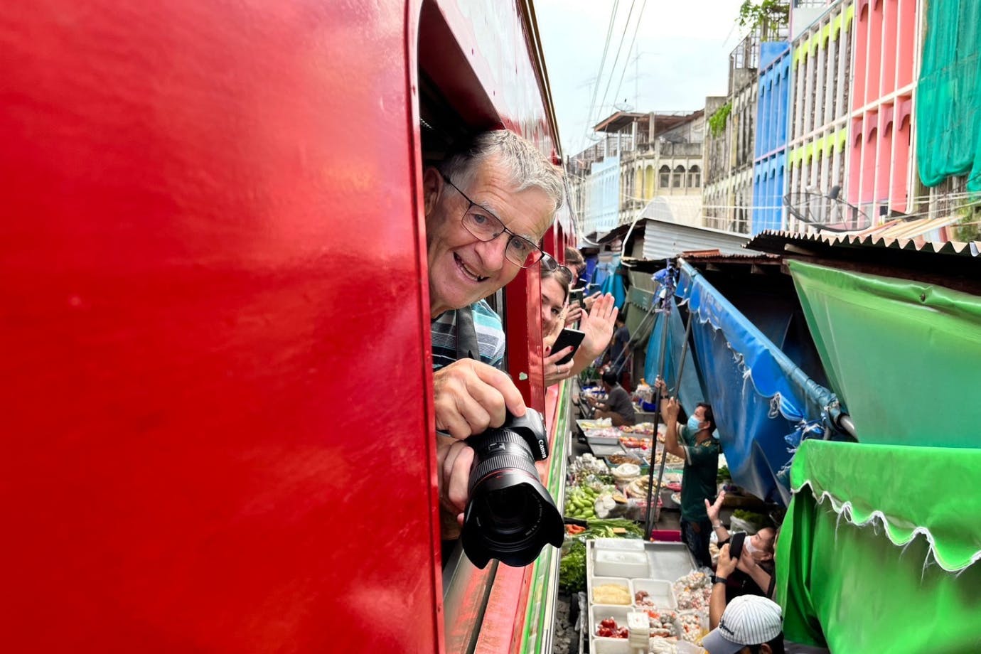 Floating and Railway Markets private tour with coconut farm visit