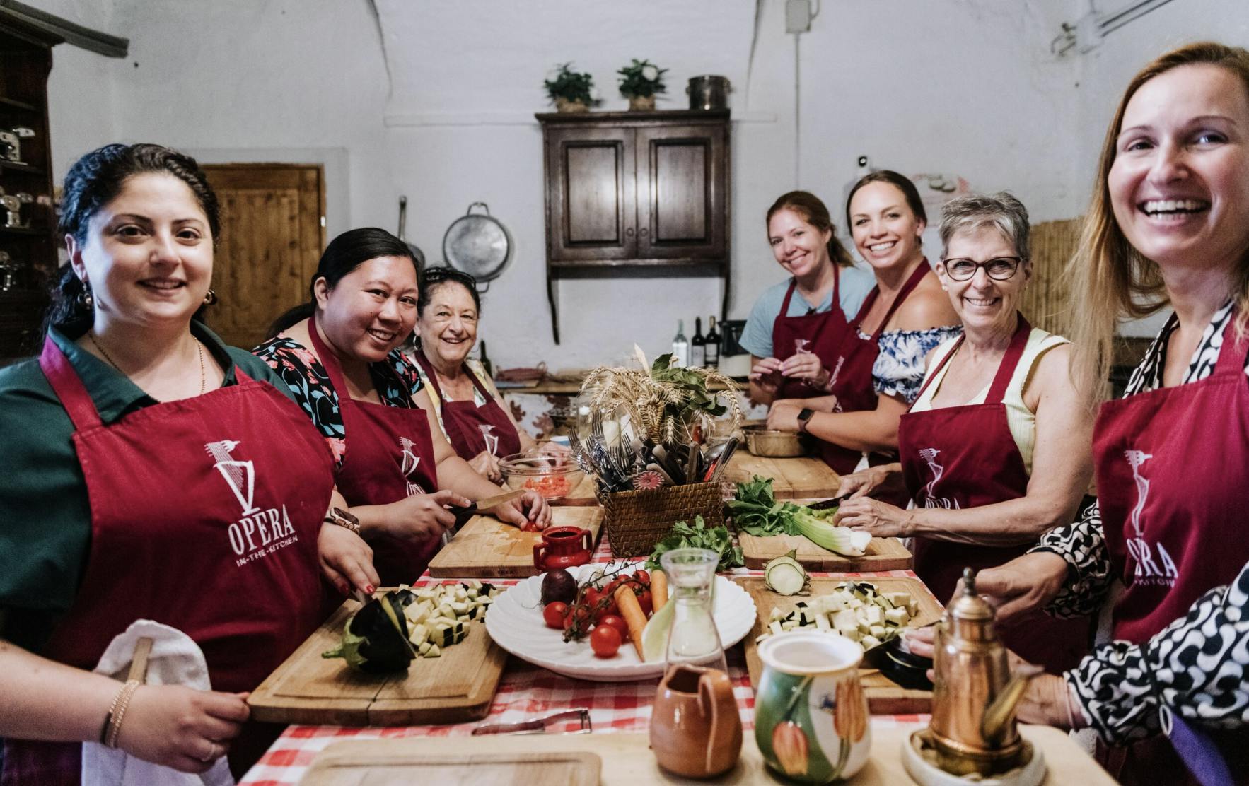 Cuisine, dîner et opéra en direct à la campagne