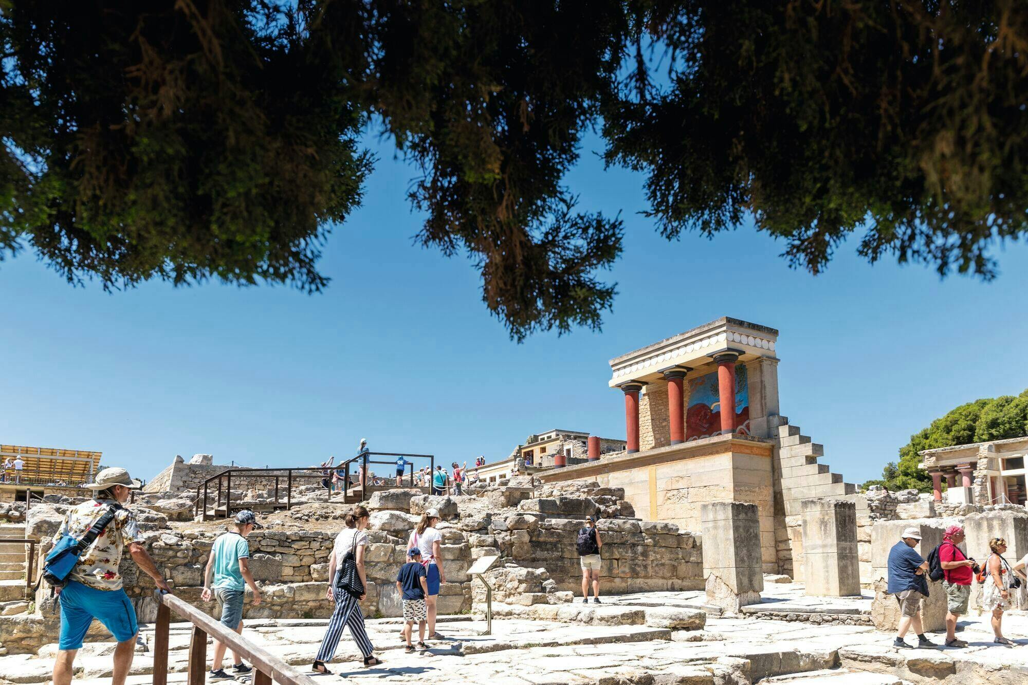 Visite de Knossos au départ de l'est de la Crète