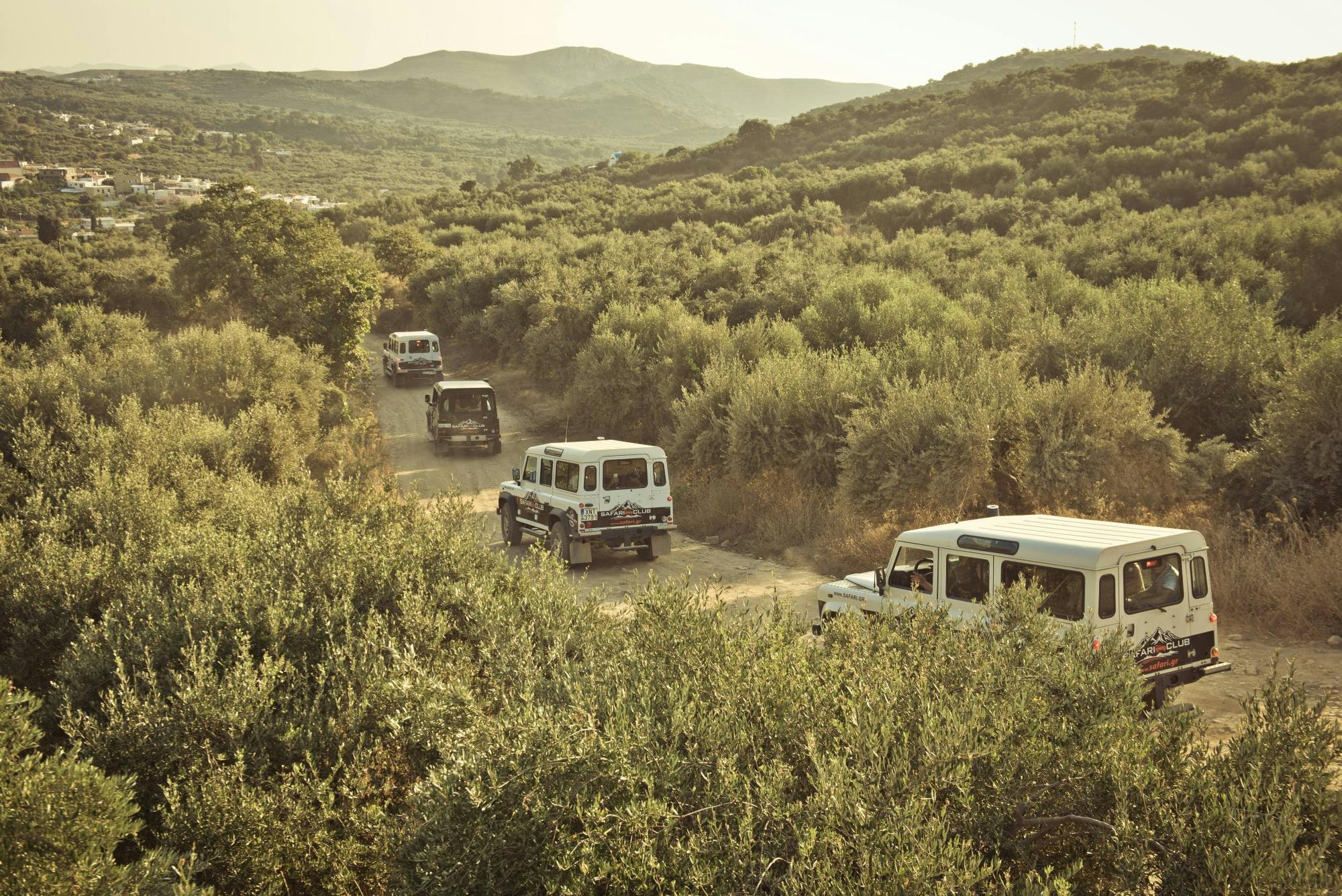 Passeio de 4x4 pelas montanhas do sul de Creta com almoço