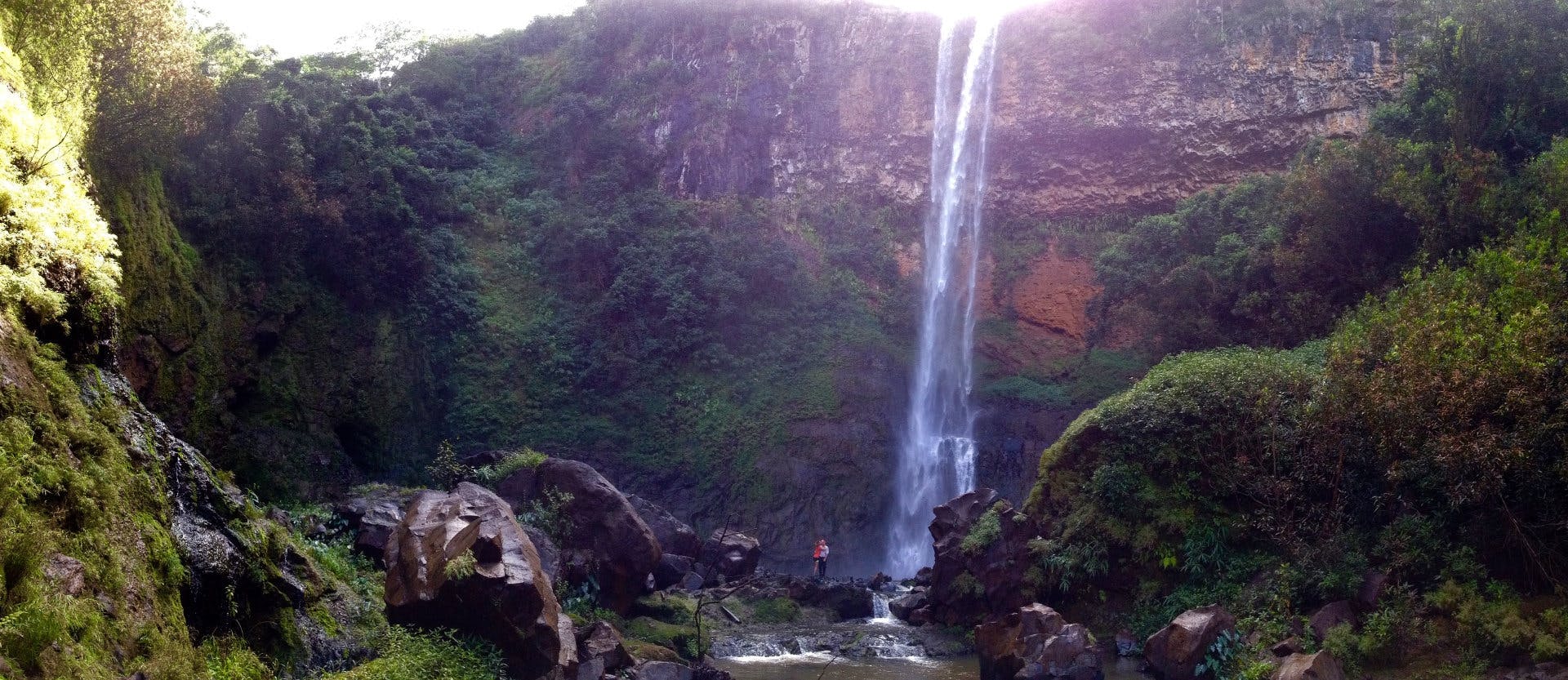 Caminhada na Cachoeira Chamarel em Maurício