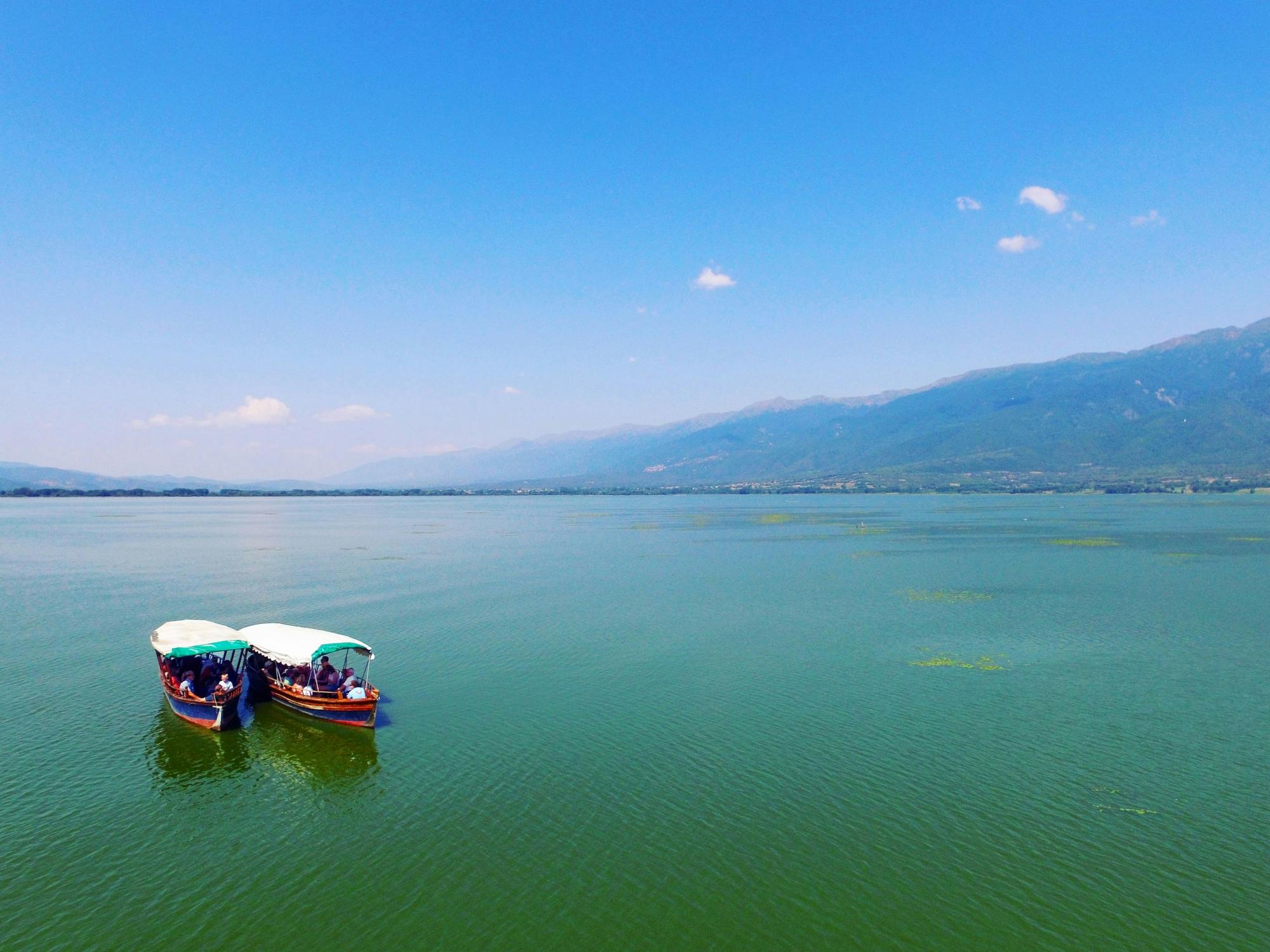 Passeio de aventura no Lago Kerkini