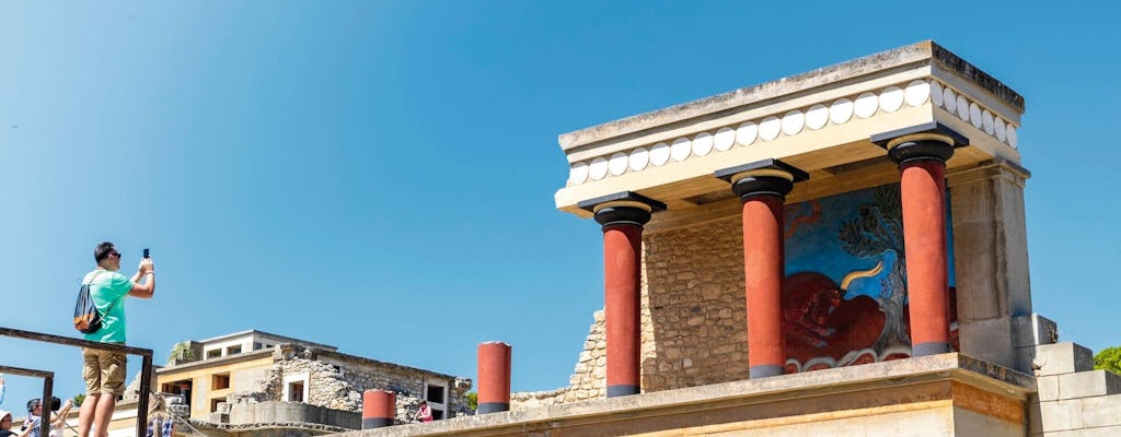 Zwiedzanie pałacu w Knossos i Heraklionu z teatrem minojskim