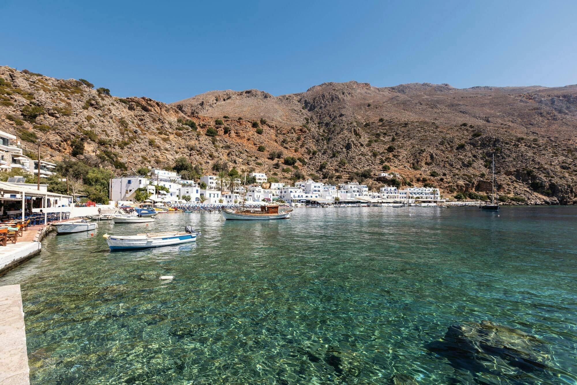 Tour of Loutro Village including a Typical Cretan Lunch