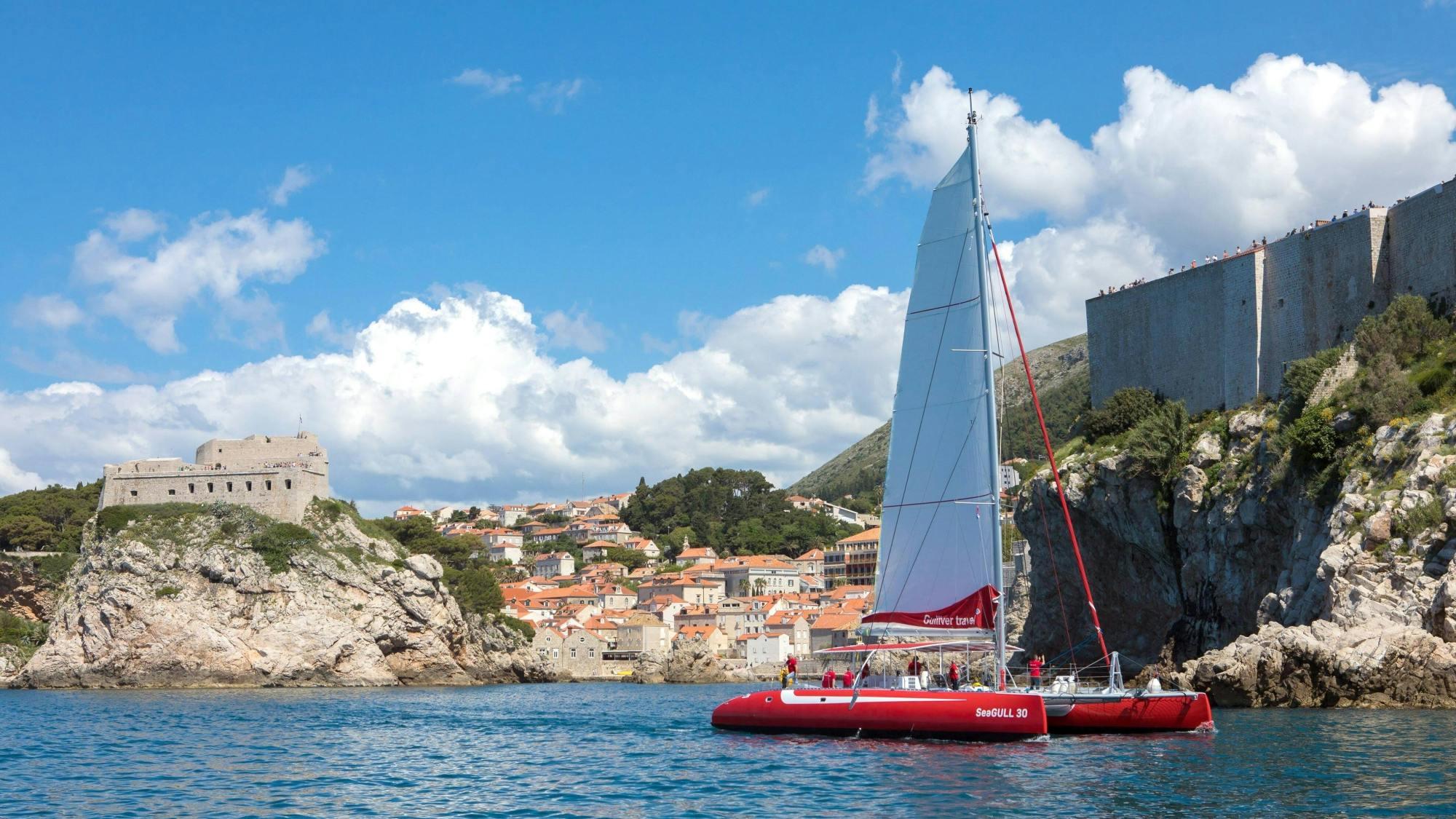 Dubrovnik Sunset Catamaran Cruise with Drinks