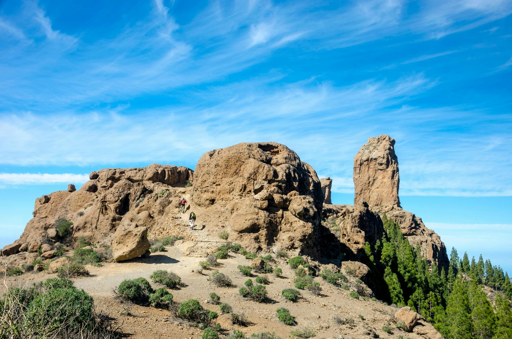 Roque Nublo Walk with Tapas in Fataga Village