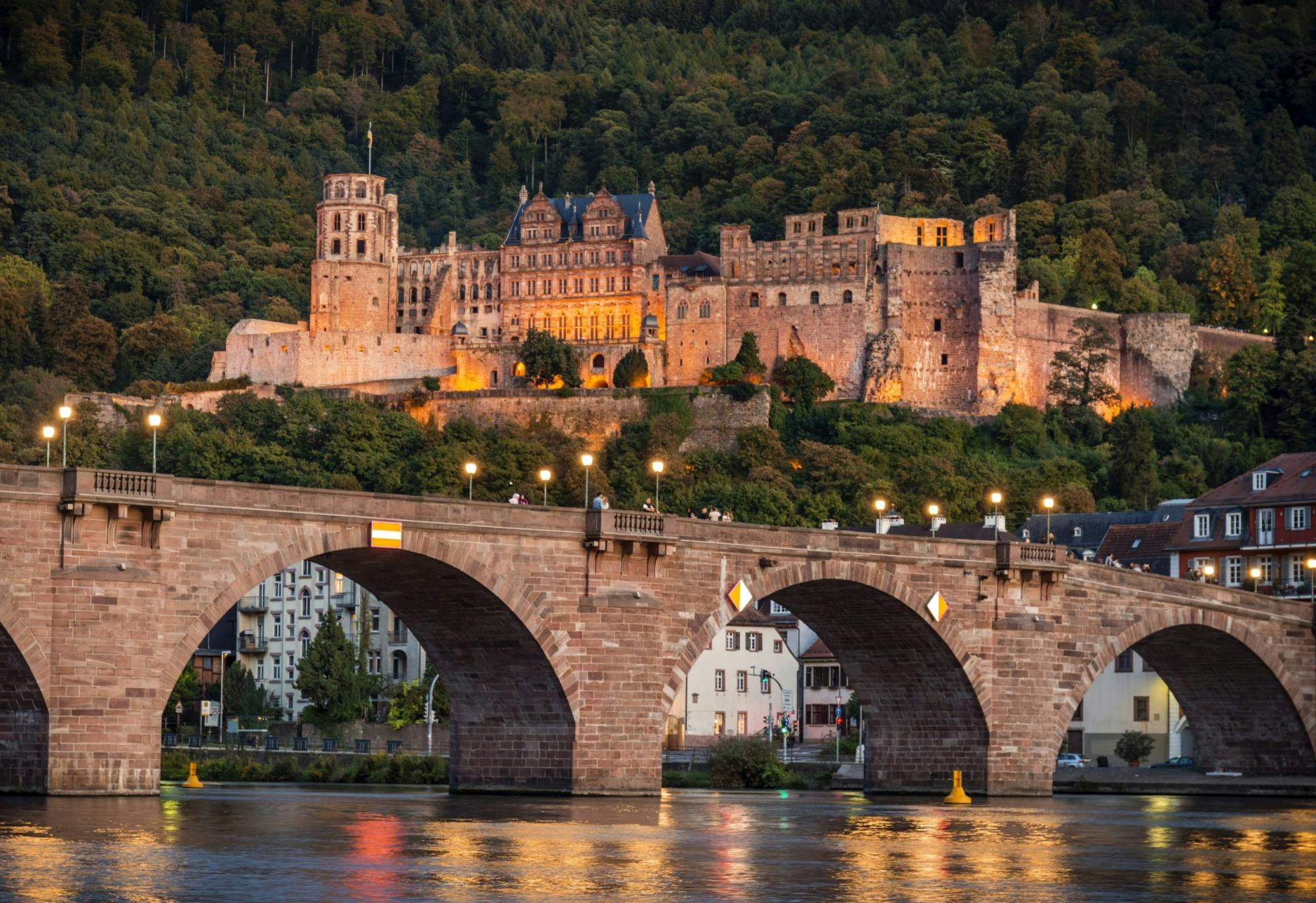 Tour guidato di Heidelberg da Francoforte in treno