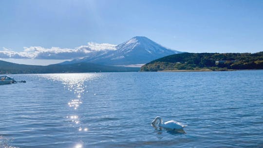 Uitzicht op de berg Fuji en KABA amfibische busdagtour