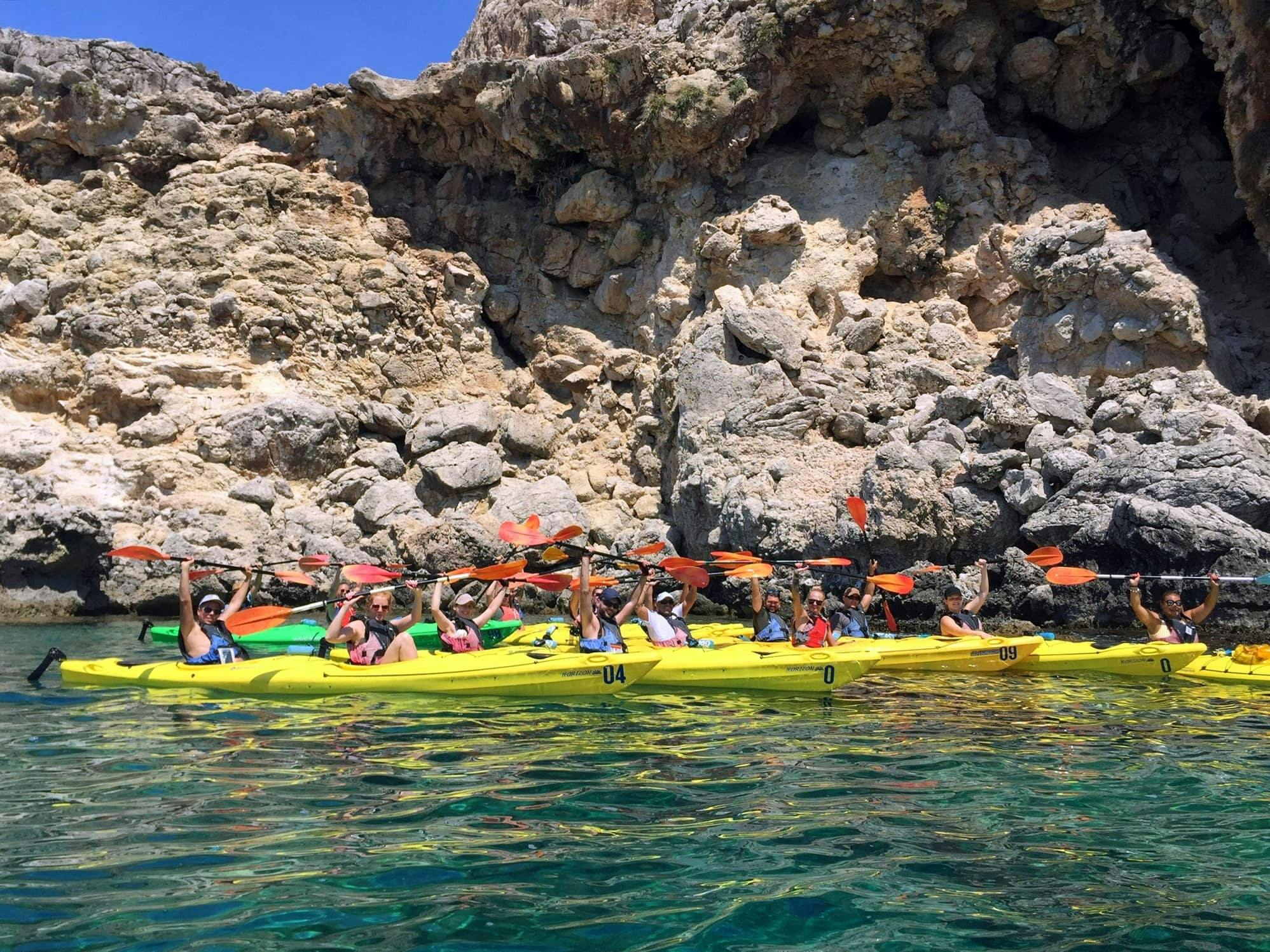 Rhodes Sea Kayaking Tour