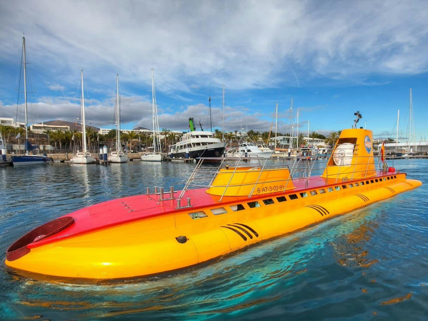 Safari łodzią podwodną na Lanzarote bez transportu