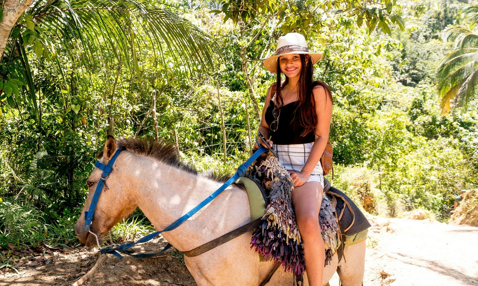 El Limon Waterfall on Horseback & Bacardi Island